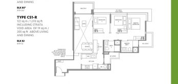 the-lakegarden-residences-floor-plan-3-bedroom-study-Type-CS1-singapore